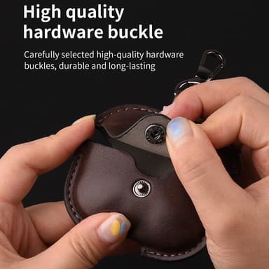 SKALO AirPods 4 PU-Læder Cover - Brun