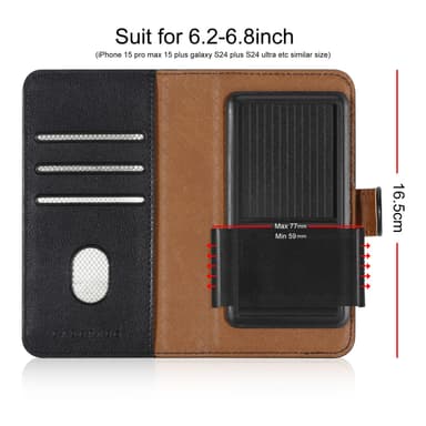 Samsung Galaxy S10 PLUS Cover Etui Case (Sort)