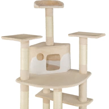 Kradsetræ Fippi - beige/hvid
