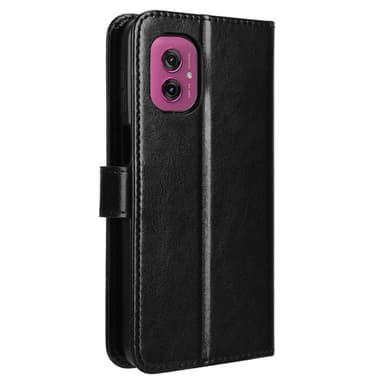 SKALO Motorola Moto G55 5G PU-læder Pungetui - Sort