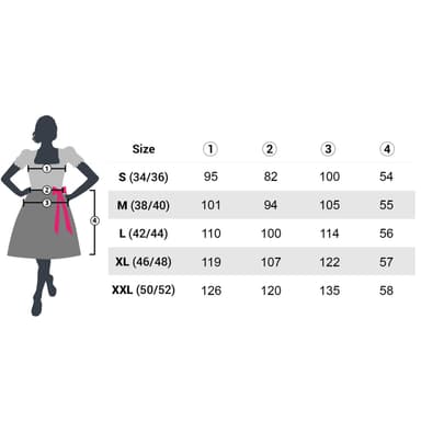 Oktoberfest dirndl kostume model 1 - S