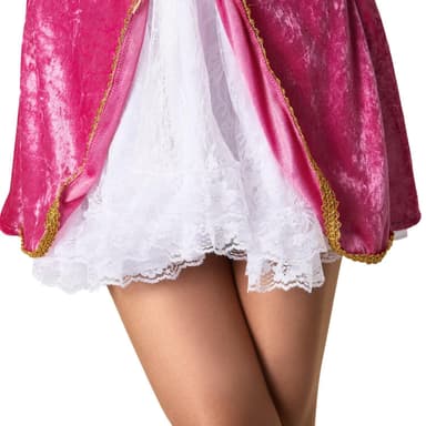 Pink piratkvinde kostume - XXL