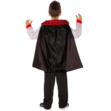 Grev Dracula børnekostume Halloween - 116 (5-7y)