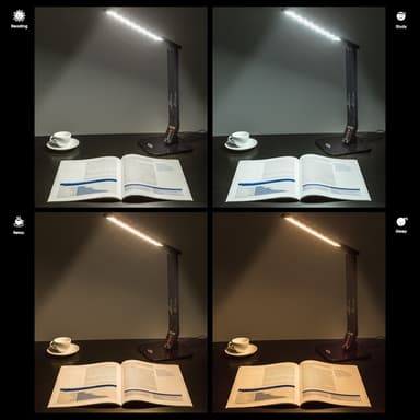 Skrivebordslampe - sort