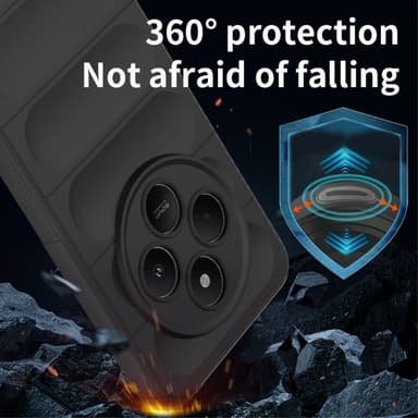 SKALO Xiaomi Redmi 14C Rugged Bumpers TPU-Cover - Mørkeblå