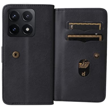 SKALO Xiaomi 14T 10-RUM Flip Cover - Sort