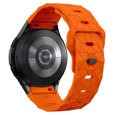 SKALO Hexagon Silikonerem Samsung Watch 6 40mm/44mm - Orange