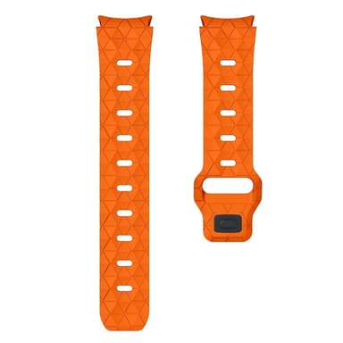 SKALO Hexagon Silikonerem Samsung Watch 6 40mm/44mm - Orange
