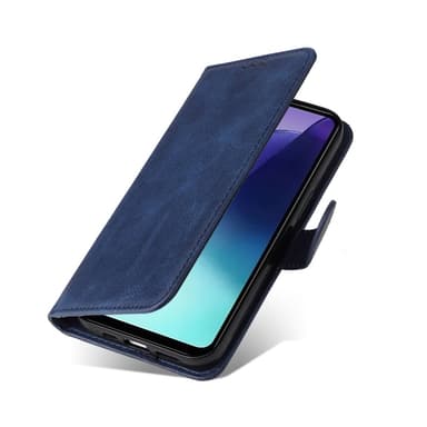 SKALO Xiaomi Redmi 14C PU-læder Pungetui - Blå