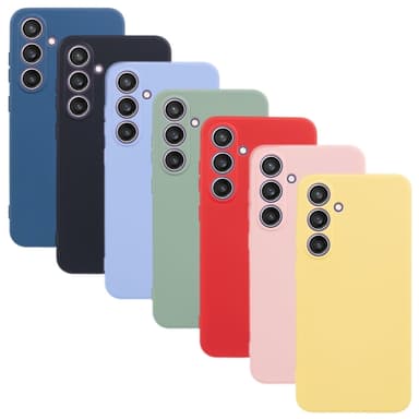 SKALO Samsung S24 FE Ultratynd TPU-skal - Gul