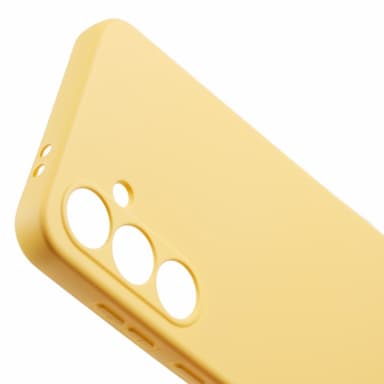SKALO Samsung S24 FE Ultratynd TPU-skal - Gul