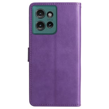 SKALO Motorola Edge 50 5G PU-læder Pungetui - Lilla