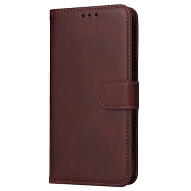 SKALO Samsung S24 FE PU-læder Pungetui - Brun