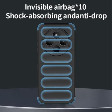 SKALO Xiaomi Redmi 14C Rugged Bumpers TPU-Cover - Grå