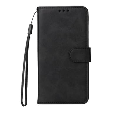SKALO Xiaomi Redmi 14C PU-læder Pungetui - Sort