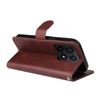 SKALO Xiaomi 14T PU-læder Pungetui - Brun