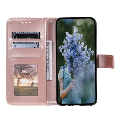 SKALO Xiaomi Redmi 14C Mandala Flip Cover - Rosa guld