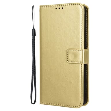 SKALO Motorola Moto G35 5G PU-læder Pungetui - Guld