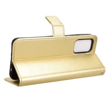 SKALO Motorola Moto G35 5G PU-læder Pungetui - Guld
