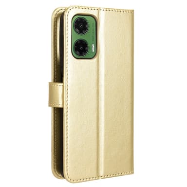 SKALO Motorola Moto G35 5G PU-læder Pungetui - Guld
