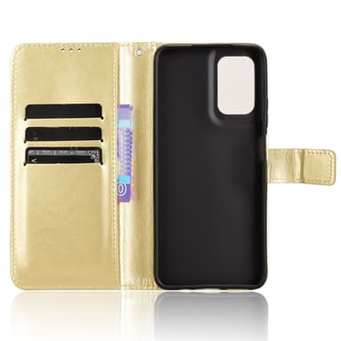 SKALO Motorola Moto G35 5G PU-læder Pungetui - Guld