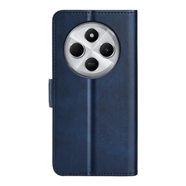 SKALO Xiaomi Redmi 14C Premium Wallet Flip Cover - Blå
