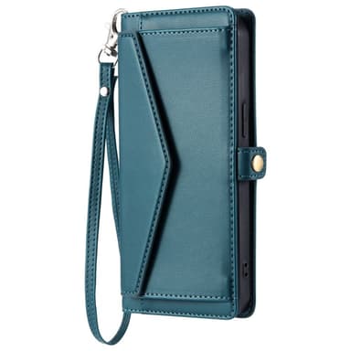 SKALO Motorola Moto G35 5G PU-Læder Envelope Flip Cover - Grøn
