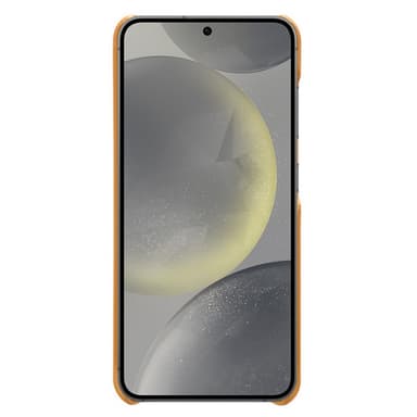 SKALO Samsung S24 FE PU-læder Cover med Pung - Lys brun