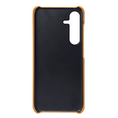 SKALO Samsung S24 FE PU-læder Cover med Pung - Lys brun