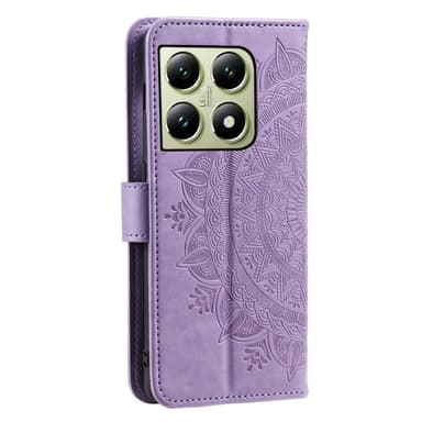 SKALO Xiaomi 14T Mandala Flip Cover - Lilla