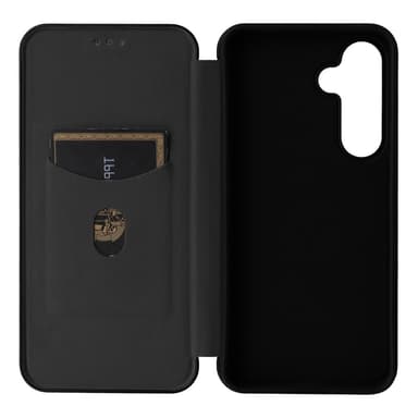 SKALO Samsung S24 FE Carbon Fiber Pungetui - Sort