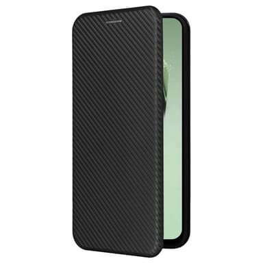 SKALO Samsung S24 FE Carbon Fiber Pungetui - Sort