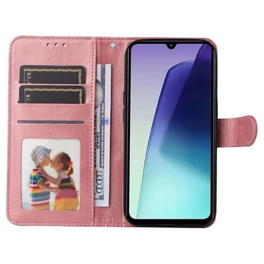 SKALO Xiaomi Redmi 14C PU-læder Pungetui - Pink