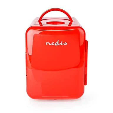 Nedis Portabelt Miniskylskåp 4L Röd