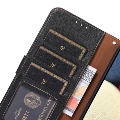 KHAZNEH Til Google Pixel 9A Pung Etui Litchi Struktur Telefoncover