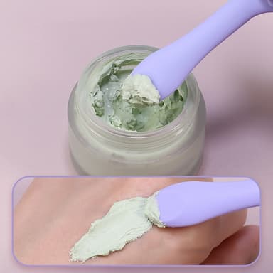 Multifunktionel silikone eyeliner hjælper Pink+lilla