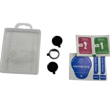 3-pak metal linsebeskytter til iPhone Sort iPhone 16 Pro/16 ProMax