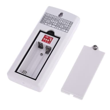 Digitalt termometer / hygrometer med 3 fjernsensorer hvid
