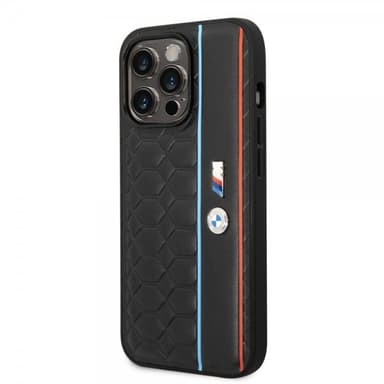 Bmw iphone 14 pro max cover hexagonal pattern sort elgiganten