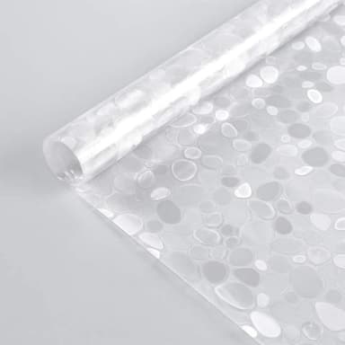 Privacy Window Film Frosted Dot Mønster Hvid 200x30 cm
