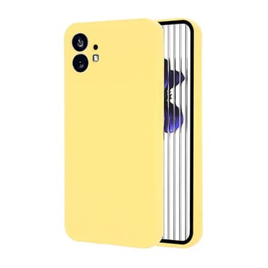 Liquid silikone cover Nothing Phone (1) - Gul