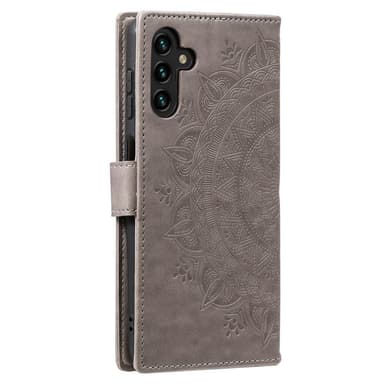 SKALO Samsung A04s 4G Mandala Flip Cover - Grå