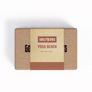 Gorilla Sports Yogablok Cork