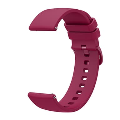 SKALO Silikonearmbånd til Withings ScanWatch 38mm - Vin rød