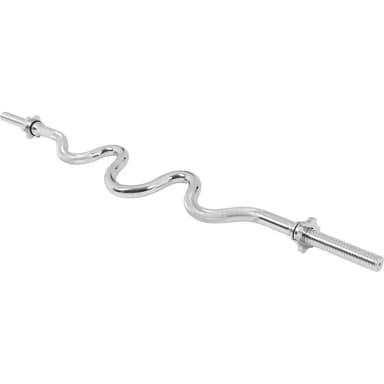 Gorilla Sports Curlstang 120 cm SUPER Stjernelås - 30 mm