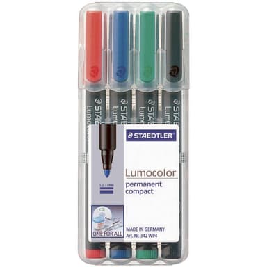 Staedtler Lumocolor permanent compact DRY SAFE