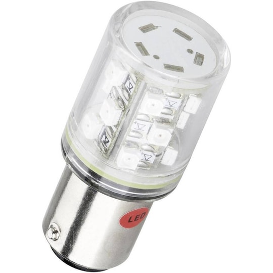 Barthelme LED-signallampe BA15d Hvid 230 V/AC 24 lm