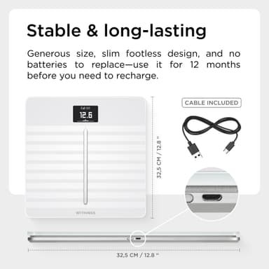 Withings Body Cardio badevægt WITWBS04WH (hvid)
