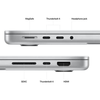 MacBook Pro 14 M2 Pro 2023 1TB (sølv)