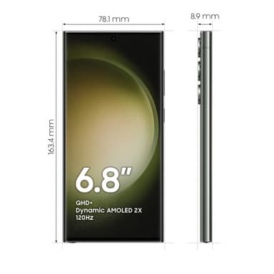 Samsung Galaxy S23 Ultra 5G smartphone 12/512GB (grøn)